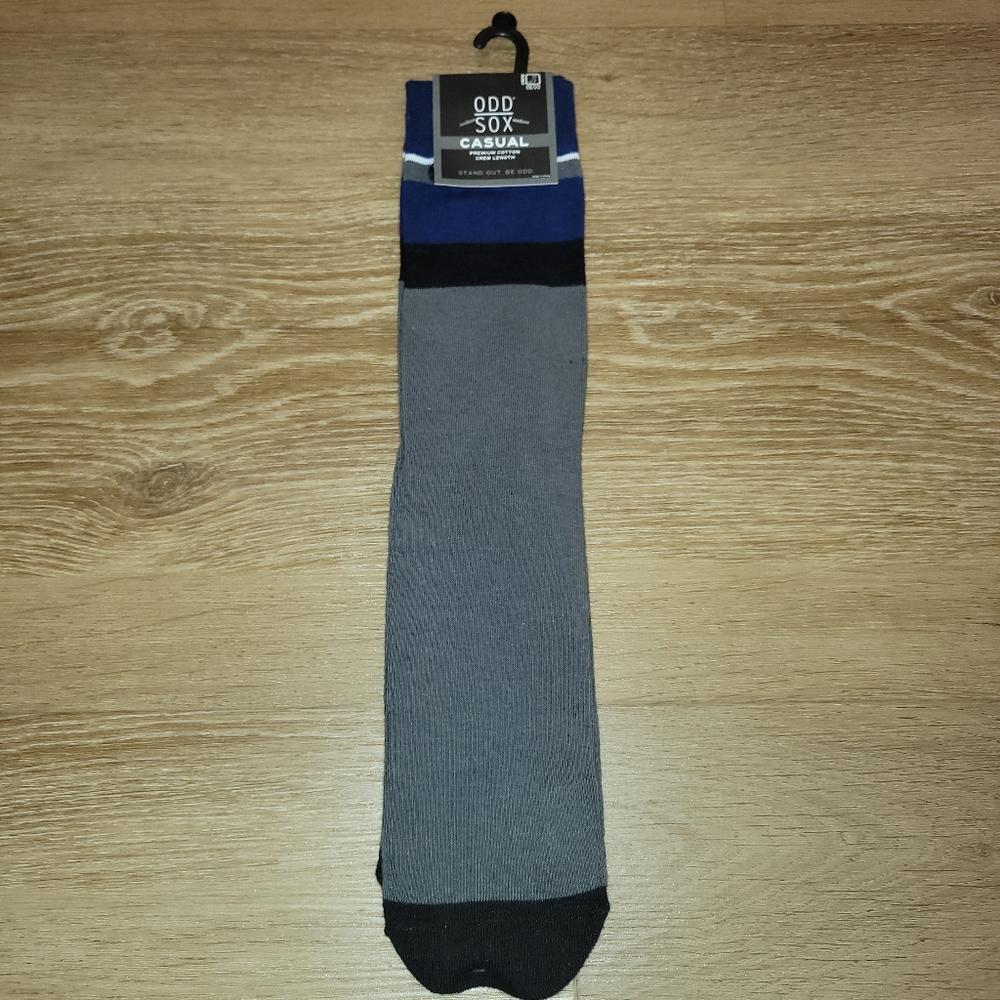 Odd Sox Casual Premium Cotton Crew Length Socks Size 8 - 12 New